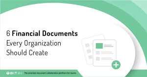 6 Crucial Financial Documents For Every Organization!