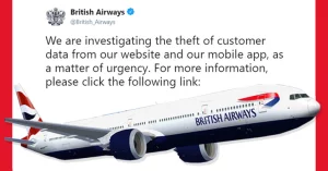 british airways data breach hack