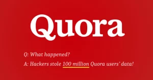 data breach quora website hacked