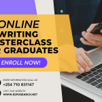 Online Writing Masterclass for Graduates
