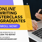 Online Writing Masterclass for Graduates
