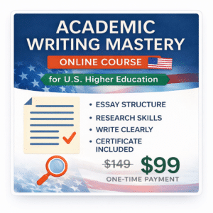 Academic Writing Mastery for U.S. Higher Education