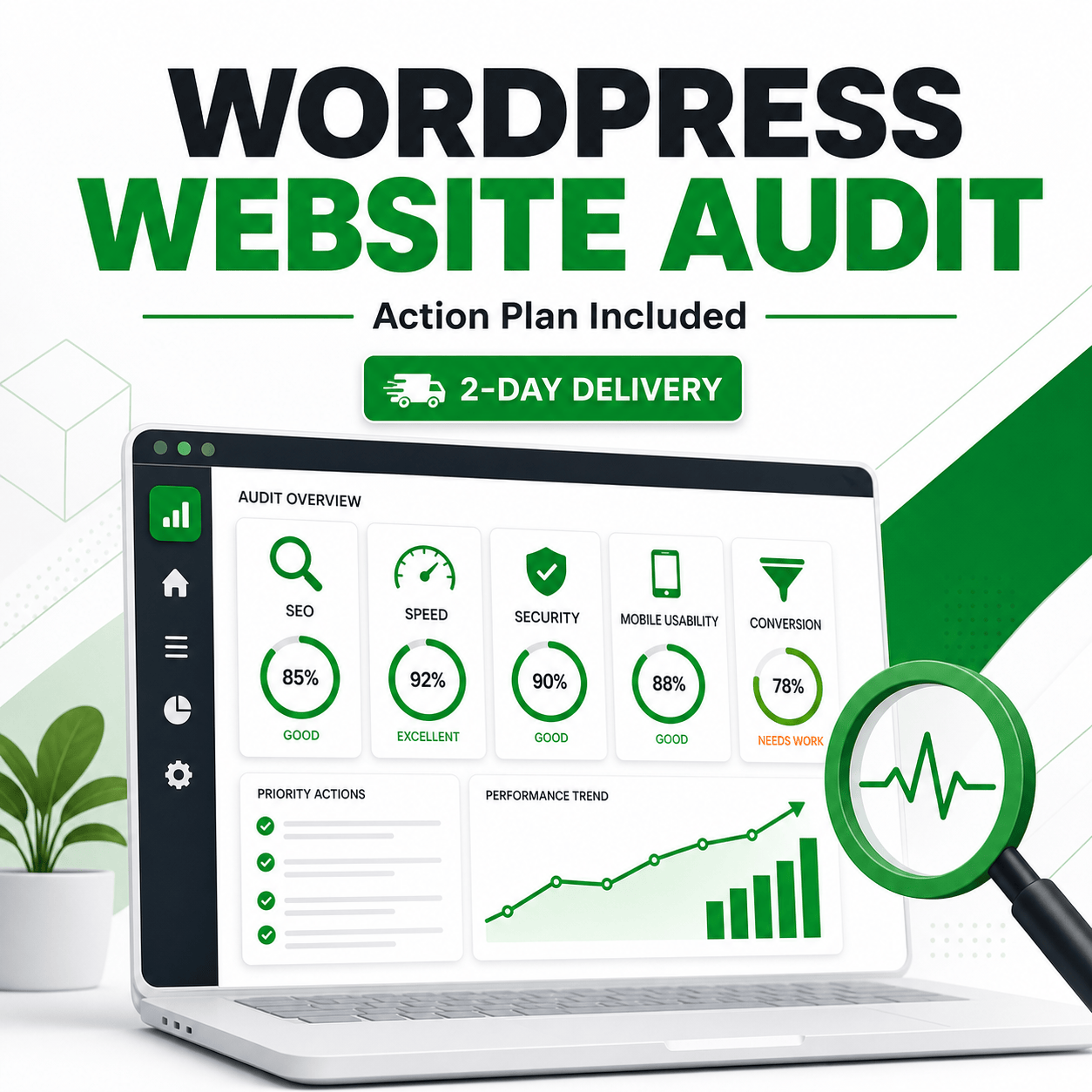 WordPress Website Audit and Action Plan