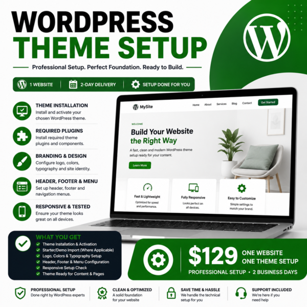 WordPress Theme Setup